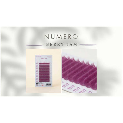Flat Lashes Now Available in NUMERO Color Extensions 'BERRY JAM'