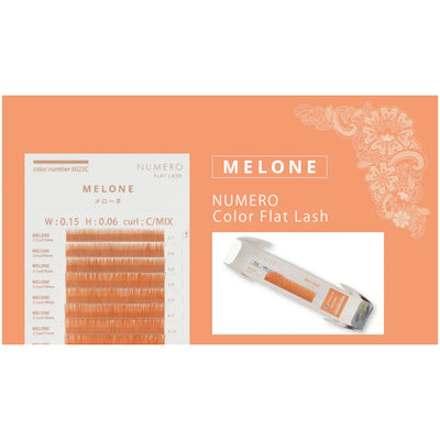 Flat Lashes Now Available in NUMERO Color Extensions 'MELONE'