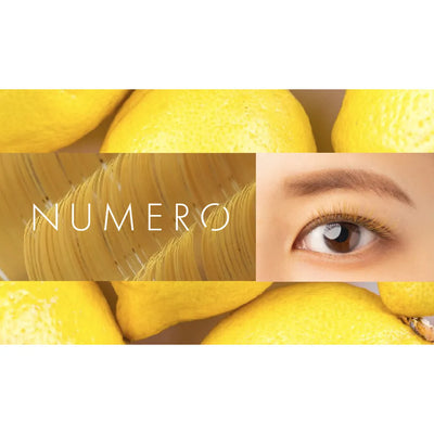 "Stand Out with Matsukaze NUMERO Yellow Color Eyelash Extensions – Bold and Vibrant Lashes"