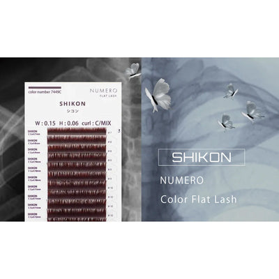 Flat Lashes Now Available in NUMERO Color Extensions 'SHIKON'