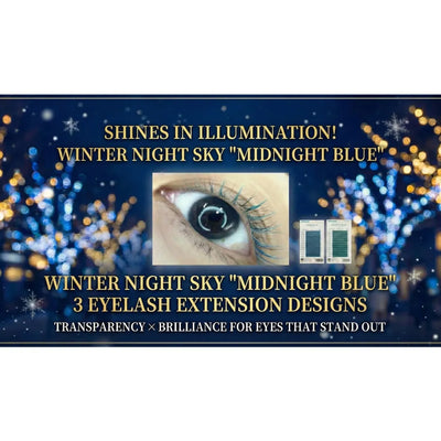 Winter Lash Trends: 3 "Midnight Blue" Styles to Sparkle this Holiday Season