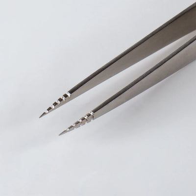 Stainless steel Serrated Lash Isolation Tweezers