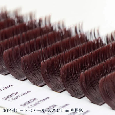 NUMERO Color Flat Lash SHIKON MIX 7mm-12mm