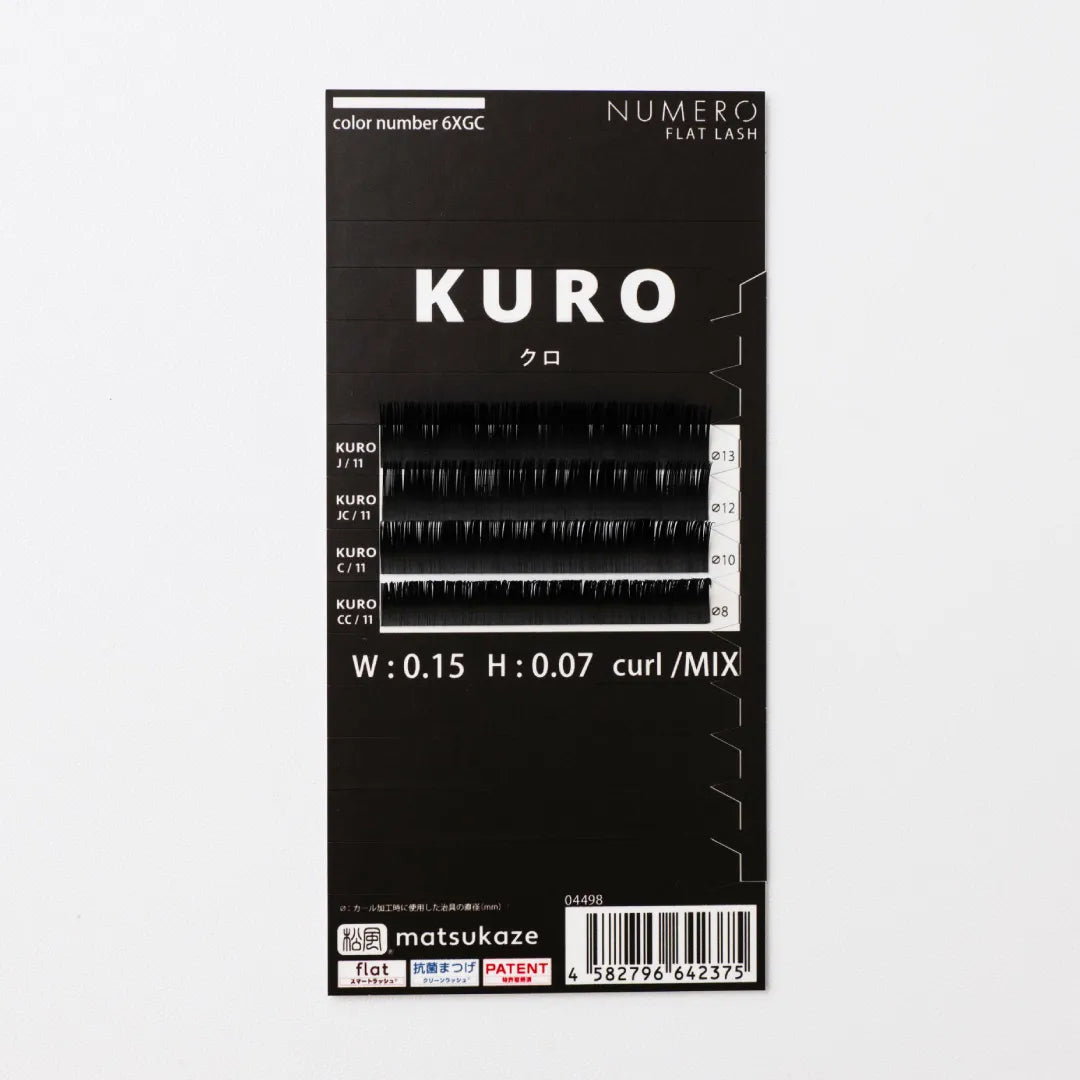 4-Column NUMERO Flatlash BLACK "KURO" Trial Sheet