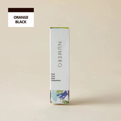 NUMERO Color Flat Lash ORANGE BLACK 1-column