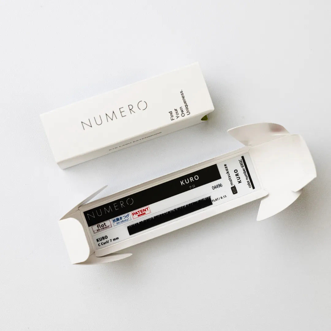 1-Column NUMERO Flatlash BLACK "KURO"0.15mm