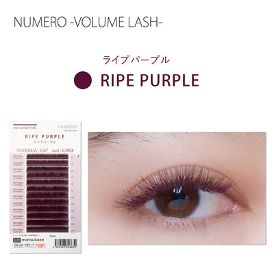 NUMERO Color Volume Lash RIPE PURPLE MIX 7～12mm