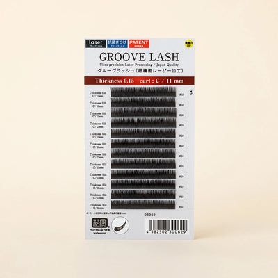 Groove Volume Lash (Laser processing) J-curl