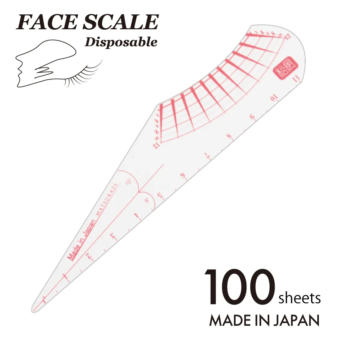 Face scale disposable